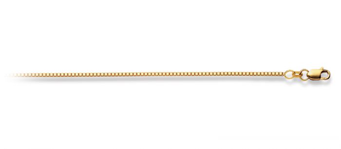 Collier Venezianer Gelbgold 750, 1.3mm, 45cm