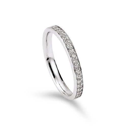 Mémoire-Ring Diamant 0.50ct. Weissgold 750
