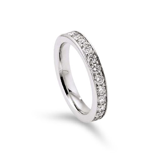 Mémoire-Ring Diamant 1.50ct. Weissgold 750