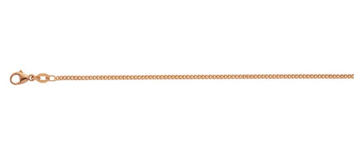 Collier Panzer Rotgold 750, 1.7mm, 50cm