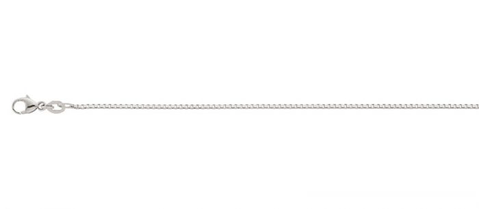 Collier en argent chaîne vénitienne 925, 1,1mm, 36cm