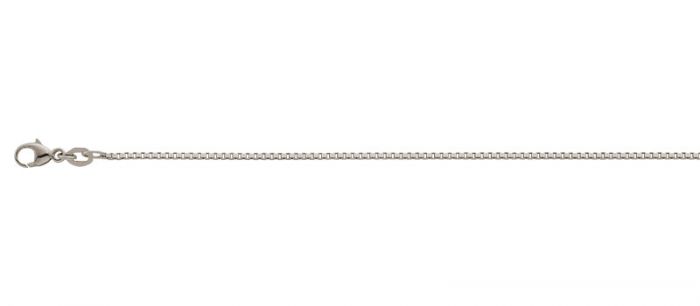 Collier en argent chaîne vénitienne 925, 1,1mm, 36cm