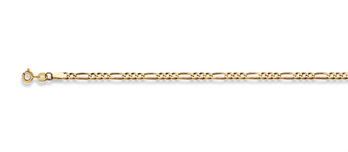 Collier Figaro Gelbgold 375, 2.9mm, 40cm