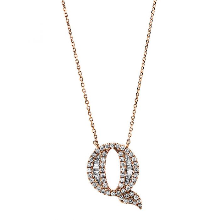 Collier 750/18K Rotgold Diamant 0.31ct. 