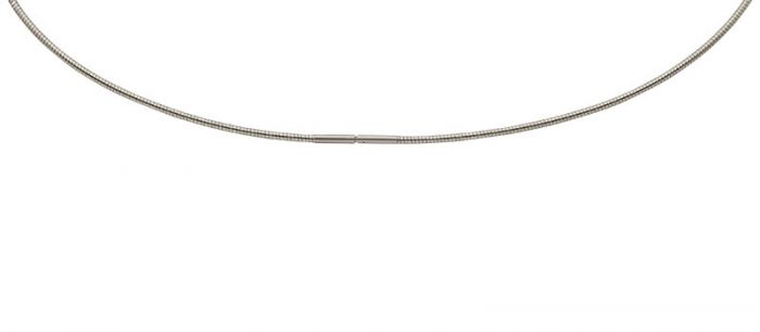 Collier Tonda Edelstahl, 1.5mm, 45cm