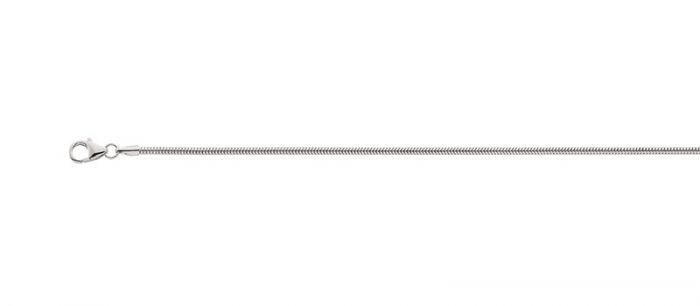 Collier Schlange Silber 925, 1.6mm, 38cm