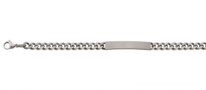 Bracelet Rundanker Edelstahl, 6.7mm, 19cm