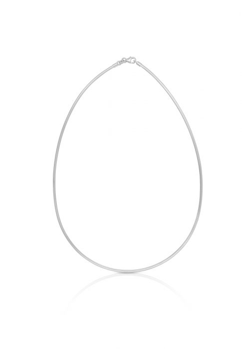 Collier Omega Glied Weissgold 750, 1.9mm, 42cm