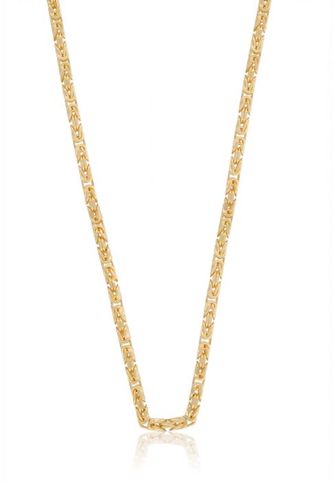 Necklace king Necklace classic yellow gold 750, 2.5mm, 50cm