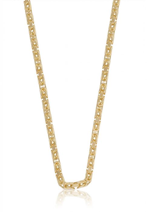 Necklace king Necklace classic yellow gold 750, 3.5mm, 45cm