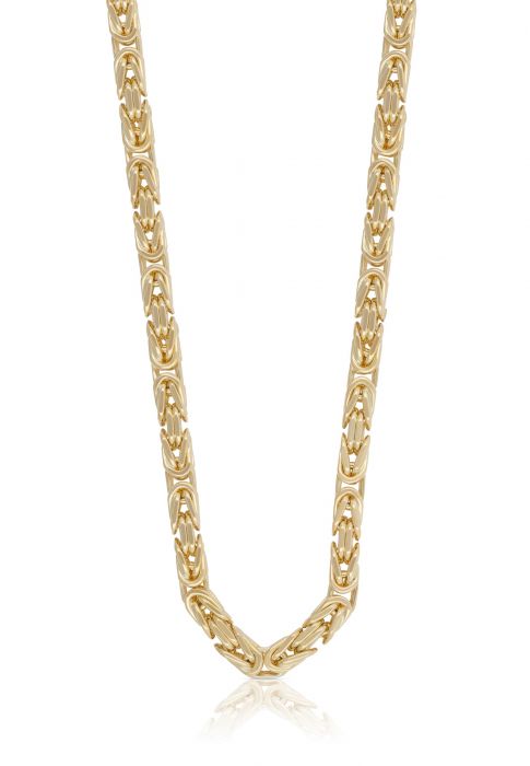 Necklace king Necklace classic yellow gold 750, 4mm, 45cm