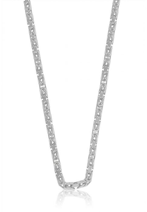 Necklace king Necklace classic white gold 750, 3.5mm, 45cm