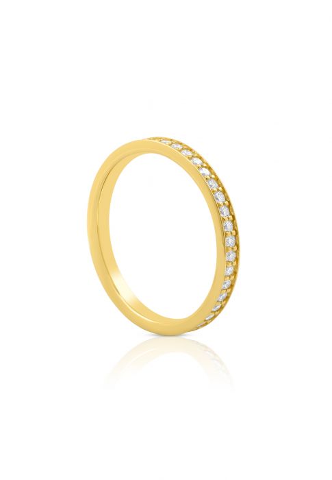 Mémoire Ring Diamant 0.50ct. Gelbgold 750