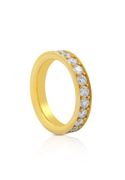 Mémoire Ring Diamant 2ct. Gelbgold 750