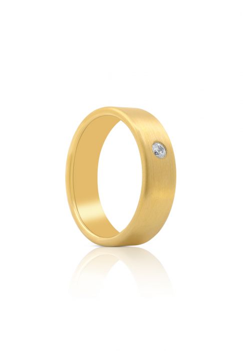 Trauring Alliance Gold 750 Diamant 0.06 ct