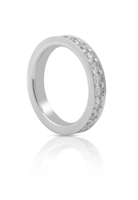 Mémoire Ring Diamant 1.50ct. Weissgold 750