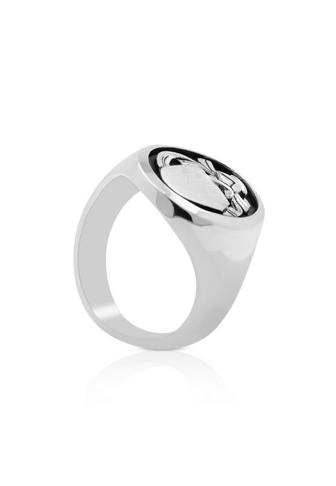 Crest ring silver 925