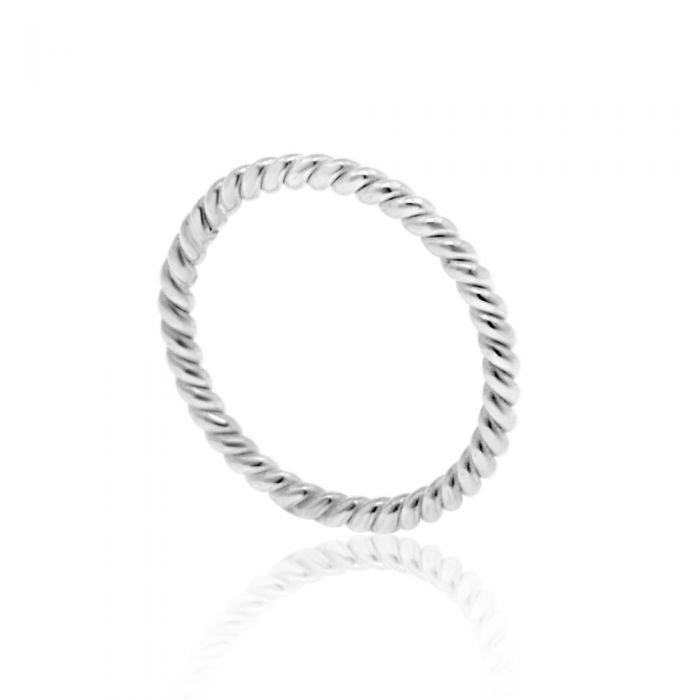 Fairtrade Ring Twisted 925 Silber