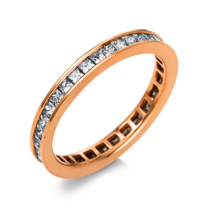 Mémoire-Ring 750/18K Rotgold Diamant 1.07ct.